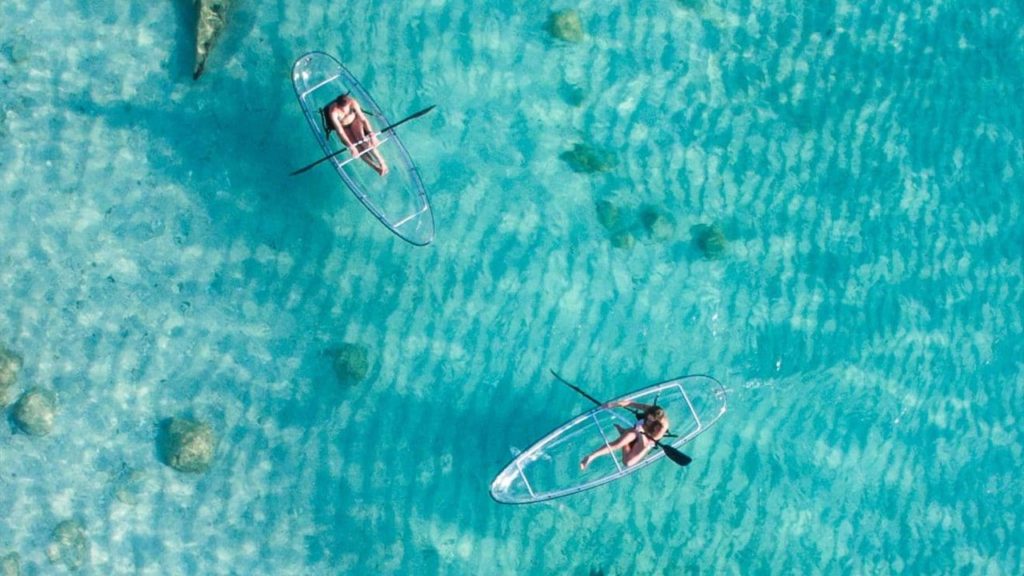 crystal clear kayaks for rent in kite n surf zanzibar